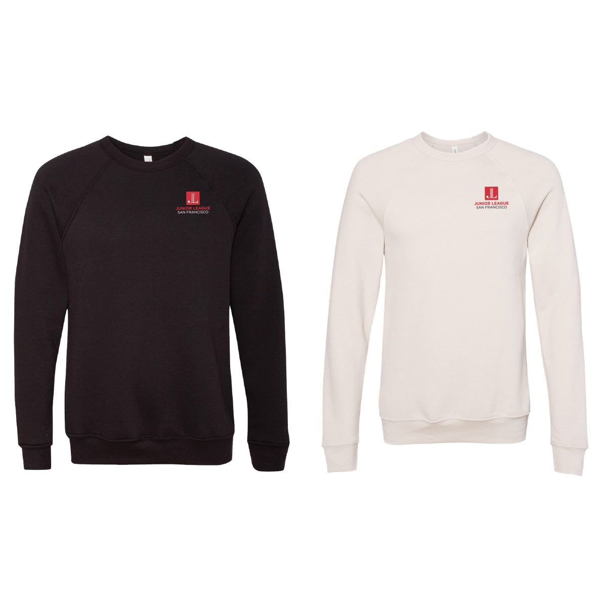 BELLA + CANVAS - Sponge Fleece Raglan Crewneck Sweatshirt