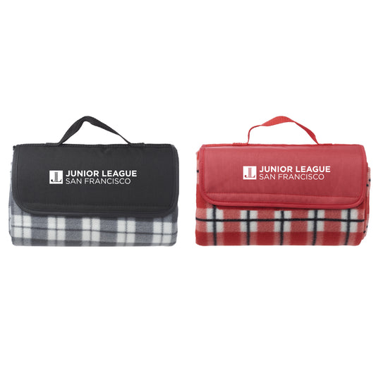 Yosemite Roll Up Picnic Blankets with PEVA Backing
